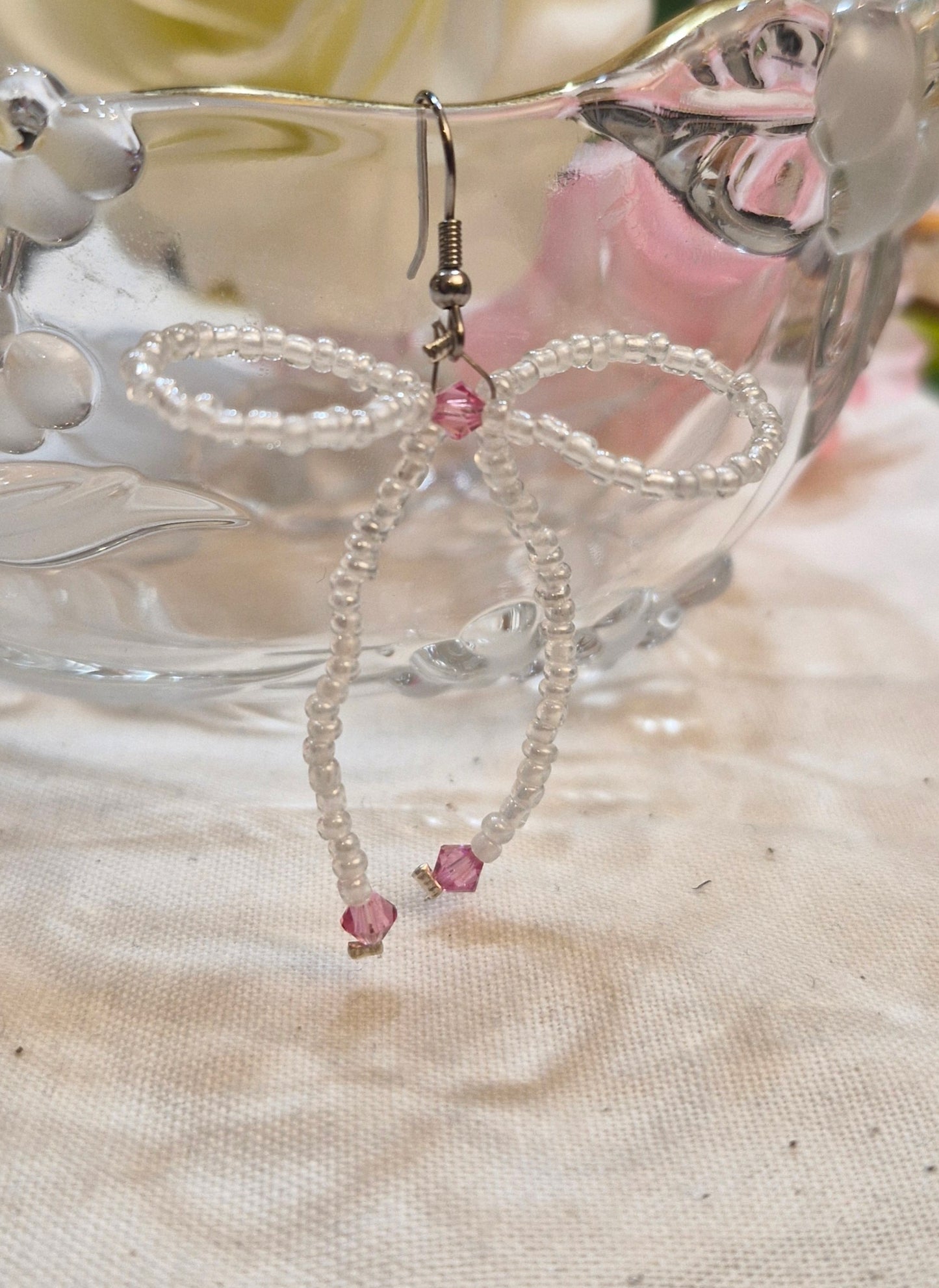 Oorhangers strik kralen