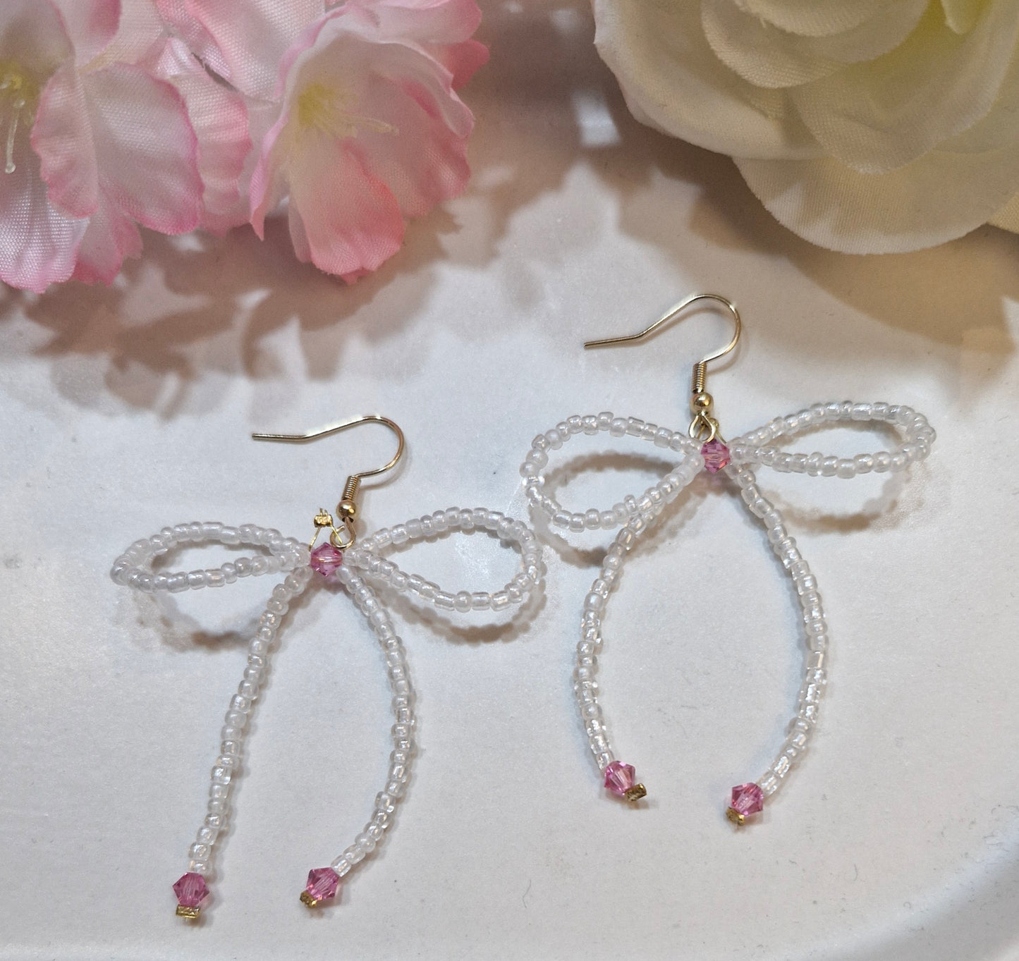 Oorhangers strik kralen