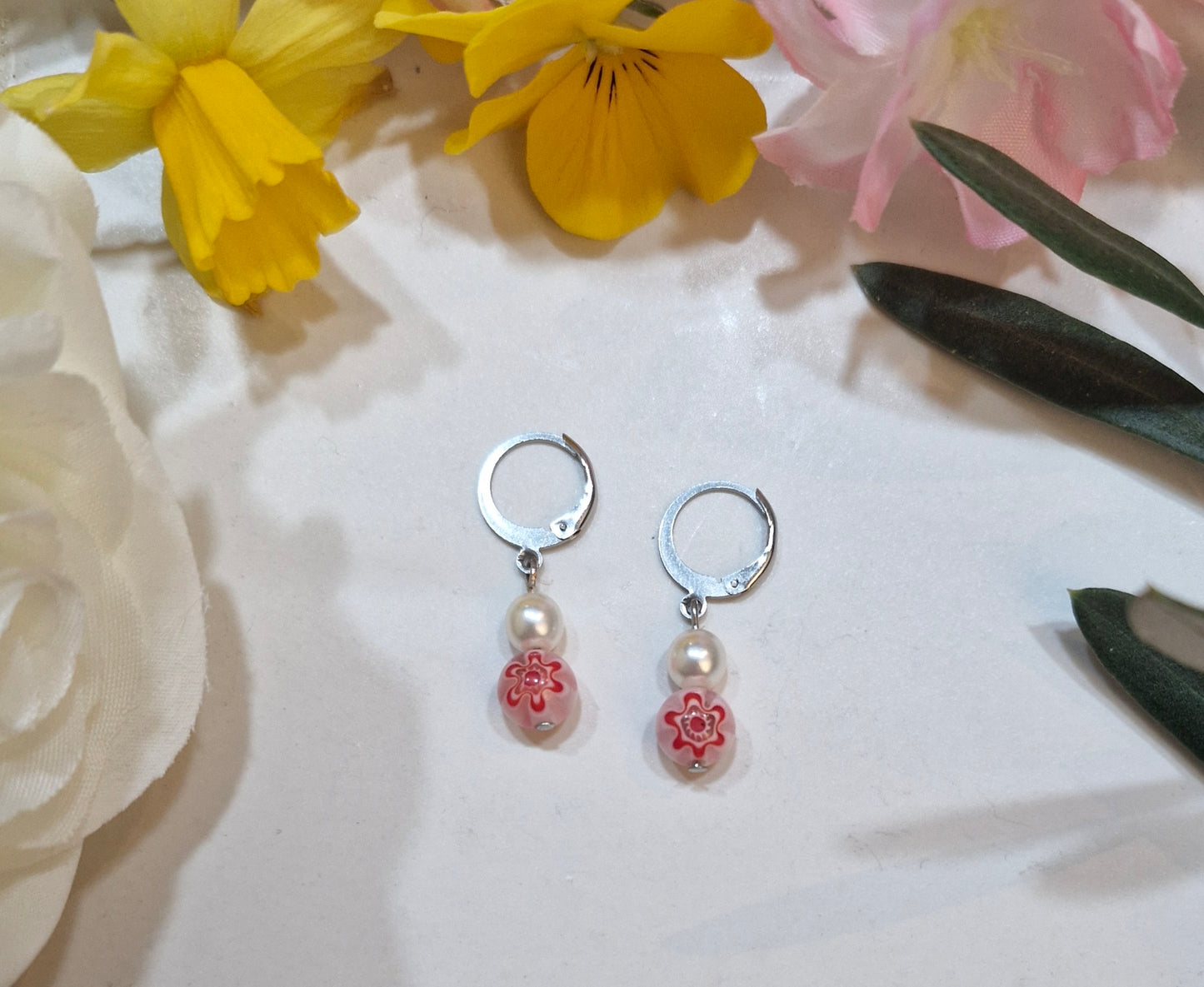 Klapcreolen millefiori