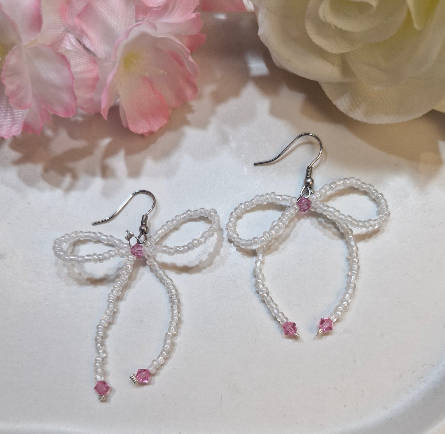 Oorhangers strik kralen